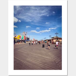 Coney Island Summer Beach Brooklyn NYC Posters and Art